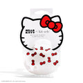 Kitsch x Hello Kitty Medium Hair Clips for Women – Strong Hold Claw Clips for Thick or Thin Hair – Recycled Plastic, Non-Slip, Durable | Ideal Gifts For Women - White with Red Bows