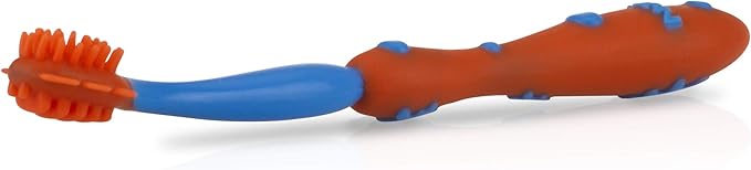 Nuby 4 Stage Oral Care Set System, Red/Blue
