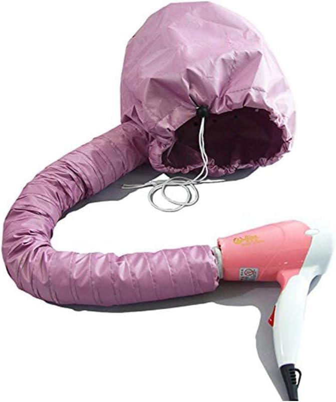 Bonnet Hair Dryer Attachment, Foldable Hair Dryer Cap, Portable Soft Hair Drying Salon Cap with Heat for Hair Treatment, Hair Care