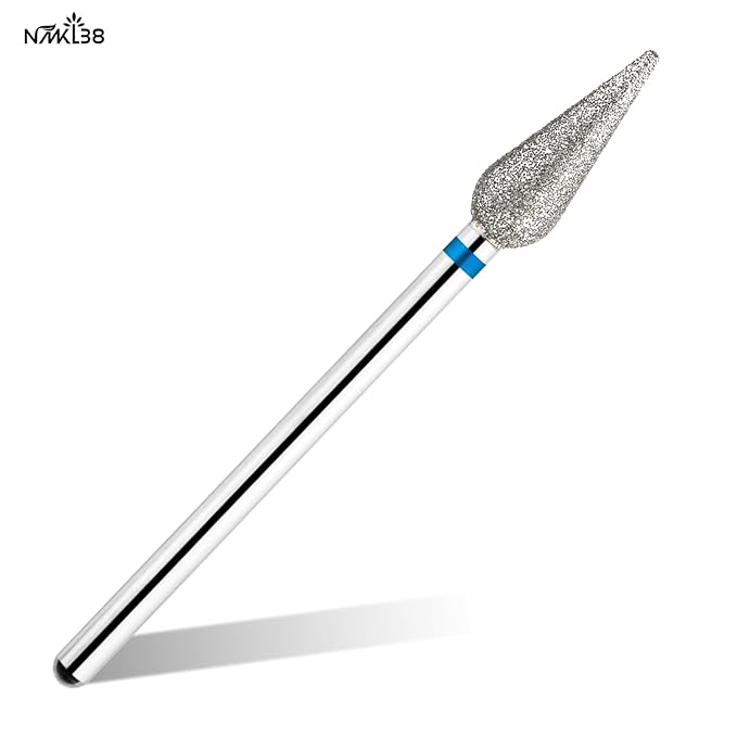 NMKL38 Diomond Nail Drill bit for Manicure and Pedicure Russian Electric File bits Cuticle Cleaner Tools