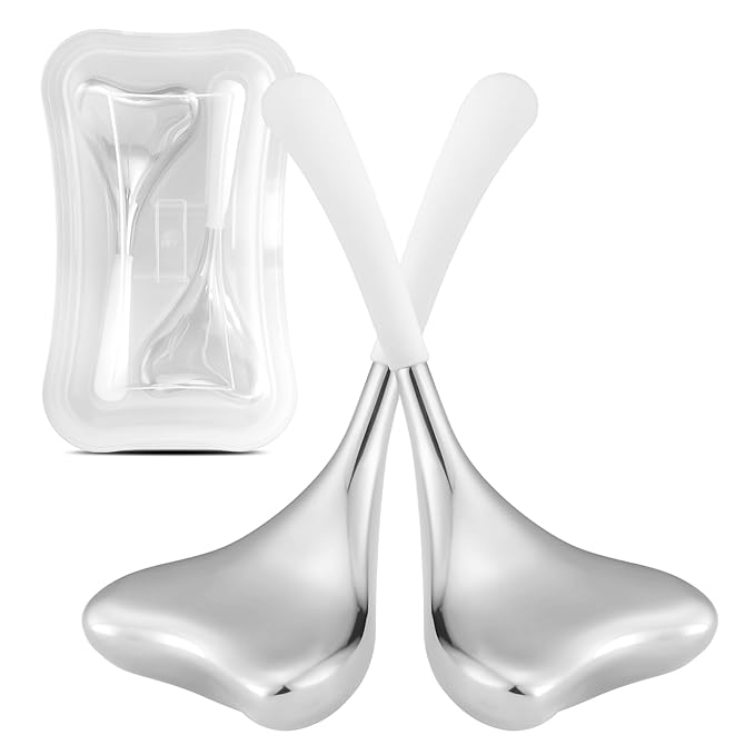 Running man Cryo Sticks for Face - Gua Sha and Massage 2-in-1, Ice Globes-Facial Skin Care Tools for Women, Cold Globes for Facials, Cooling Face Globes