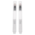 2Pcs 3Ml Sponge Tip Press Pen Cosmetic Packaging Material for Lip Gloss Cream Foundation Concealer Dispenser Makeup Applicator