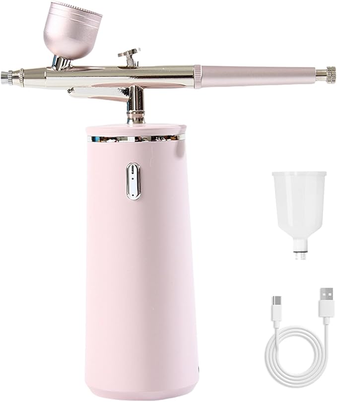 Microtree Nano Facial Sprayer High Pressure, Oxygen Facial Machine Rechargeable Fine Mister Portable Facial Steamer Mist for Face Hydrating Skin Care Facial SPA at Home