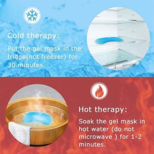 BE 3 Pack Dog Cat Sleep Mask with Gel Mask Cold Warm Compress Cute Funny Blindfold Eye Cover Kids Women Men Gift (Dogs)