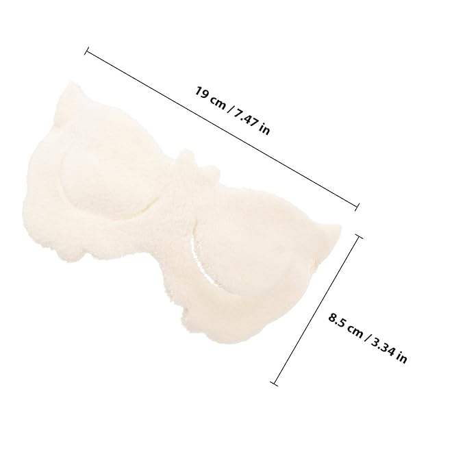 Luxshiny Thickened Hot Cold Compress Face Towel with Eye Mask Double-layer Facial Steaming Towel for Beauty and Skin Care with String for Facial Hot and Cold Therapy