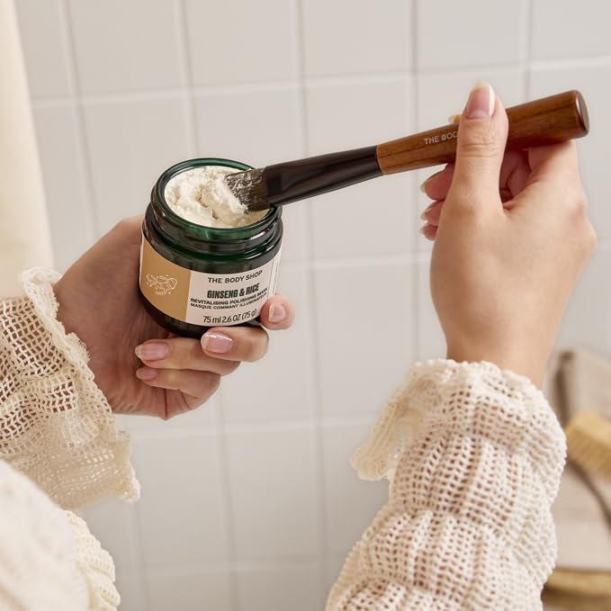 The Body Shop Ginseng & Rice Polishing Mask, Revitalizing, 75ml