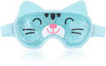 NEWGO Kids Ice Pack Eye Mask Cold Compress Reusable Hot Cold Therapy Gel Eye Mask with Soft Plush Backing