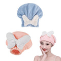 2 Pack Hair Drying Caps Microfiber Hair Towel Wrap Super Absorbent Quick Dry Turban Wet Head Towel Wraps for Bathing Bath Girls Women Swim Beauty Shower All Hairs Types and Lengths