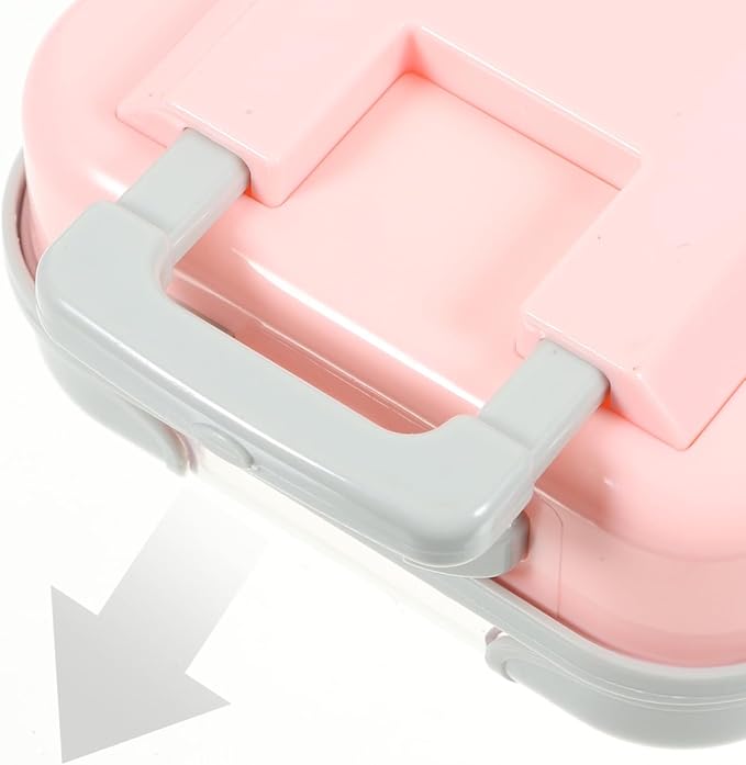Sosoport 4pcs False Eyelash Storage Box Simulation Trolley Case Makeup Case Mini Luggage False Eyelash Tray Makeup Tool