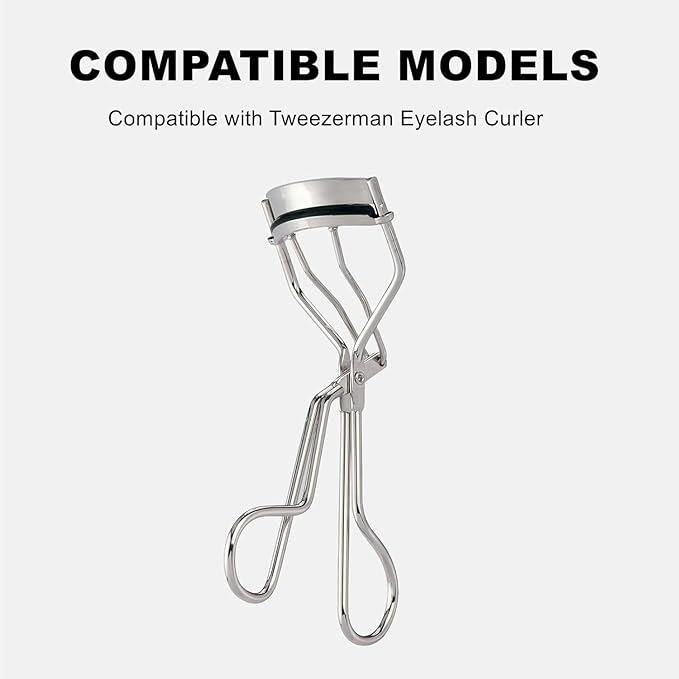 36Pack Fit for Tweezerman Eyelash Curler Refills,High-Elasticity Silicone Eyelash Curler Refills Fit for Tweezerman Lash Curlers.