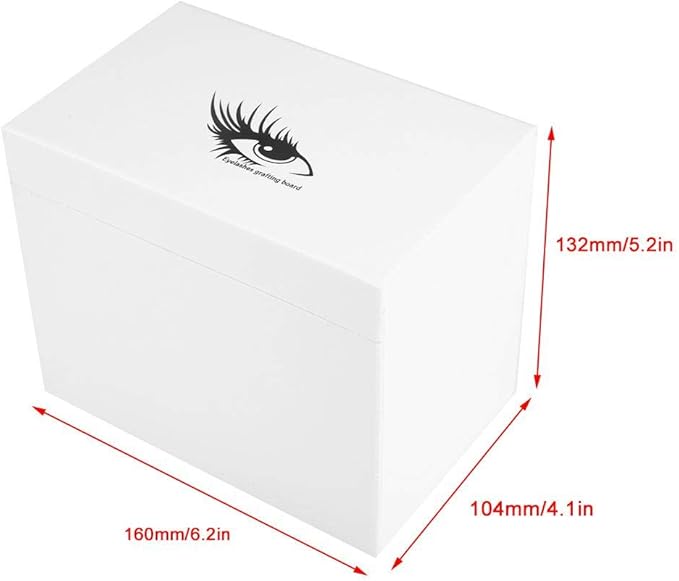 10-Layer Eyelash Extension Storage Box, Acrylic False Eyelash Makeup Organizer Holders, Makeup Cosmetic Case for Grafting Eyelash Extension Tool