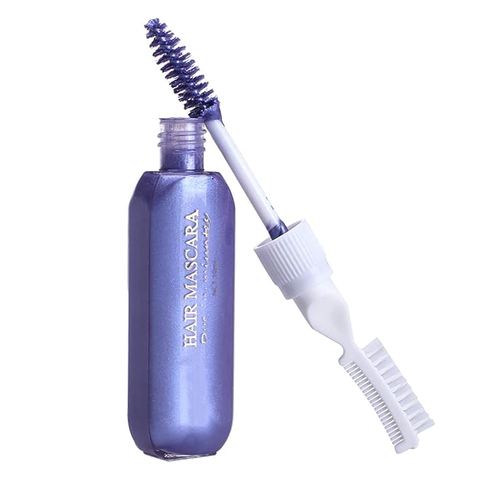 Temporary Hair Mascara Washable Temporary Hair Color Chalk Hair Dye Stick Non-toxic Instant Dye(Light Purple)