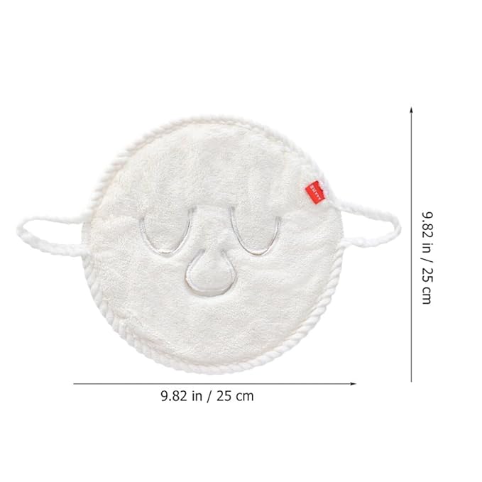 Beaupretty Hot Cold Facial Mask Towel 2Pcs Reusable Coral Fleece Moisturizing Spa Towels for Facial Care Steaming Compress for Skin Pore Cleansing and Relaxation