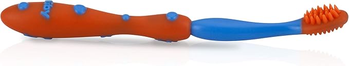 Nuby 4 Stage Oral Care Set System, Red/Blue