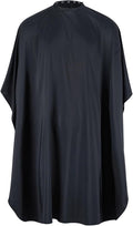 Professional Salon Hair Cutting Cape, Barber Cape for Men/Women, Adjustable Snap Button with Waterproof Hairdressing Salon Cape for Haircut, Coloring, Makeup, Styling(52" x 47"), Black