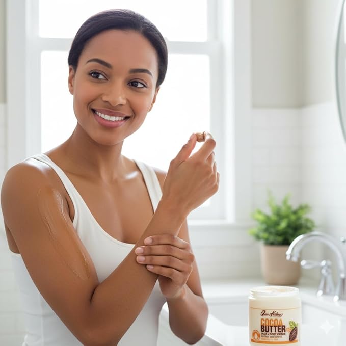 Queen Helene Cocoa Butter Creme – Extra Rich Moisturizing Cream that Softens, Nourishes & Restores Dry Skin Comfort | 15 oz | Pack of 4