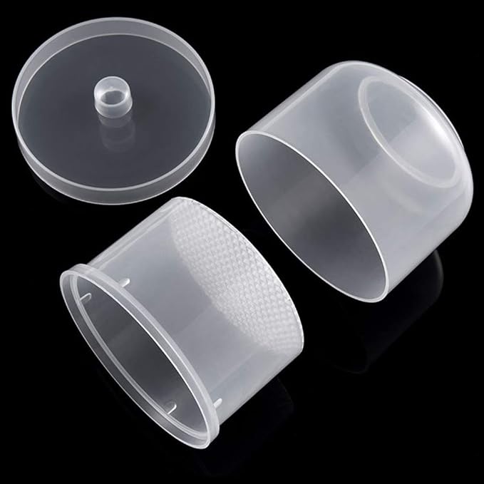 1 Piece Nail Art Tool Cleaning Cup Nail Art Tool Sterilizer Cup Nail Tools Cleaning Tray Box Container Net Basket Case Manicure Tools Jar Soak Box for Nail Art Accessories, Transparent