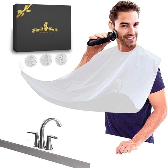 Gifts for Men, Large Beard Bib Apron, Father Day's Gift Valentine's Day gift, Stocking Stuffers Christmas Gifts