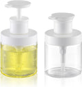 Pump Bottle Dispenser for Soap - 8 oz Plastic Empty Container for Shampoo and Conditioner - Refillable Lotion Jar for Shower and Hand Soap - Wide Mouth Wash Bottle for Bathroom 250ml Clear