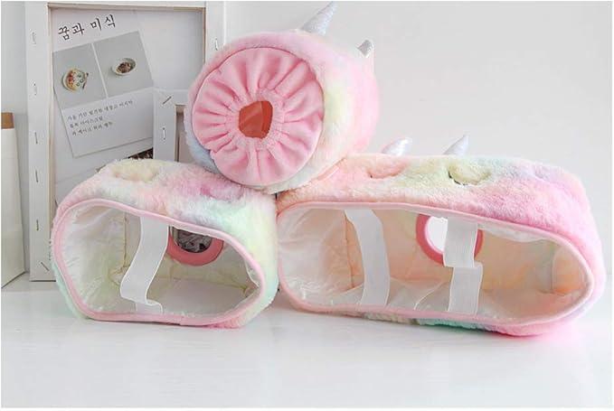 Colorful Unicorn Tissue Box Cover, Cute Plush Tissue Box Holder Decorative Facial Tissue Holder Napkin Holder for Home, Office, Nursery and Car (Rectangle)