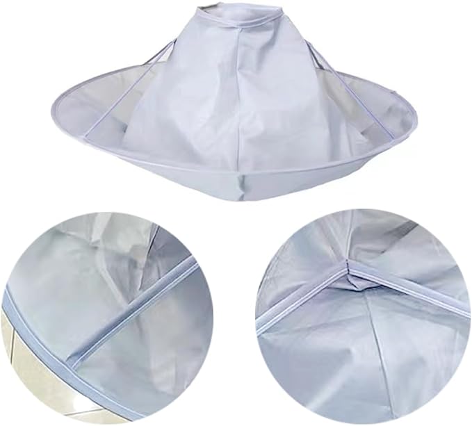 Hair Cutting Capes for Men/Kids, Umbrella Barber Cloak Cape for Home & Salon Use, Anti-static, Adjustable Neck Size