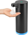 EasyFoam Automatic Foaming Soap Dispenser – Touchless Sensor, USB-C Rechargeable, 304 Stainless Steel, IPX5 Waterproof for Bathroom Kitchen Sink, 280 ml