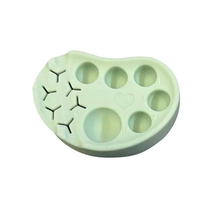 Makeup Mixing Palette - Eyebrow treatmentt Palette, Reusable Silicone Lash Lift Palette, Brow and Eyelash Lifting Lotion Tray, Multifunctional Silicone Makeup Palette for Lash Lift and Brow Treatments
