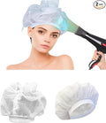 Net Plopping Cap,Hair Cover for Sleeping Soft Elastic Band Mesh Cap,Womens Bonnets for Hair Sleeping,（total 2pcs)