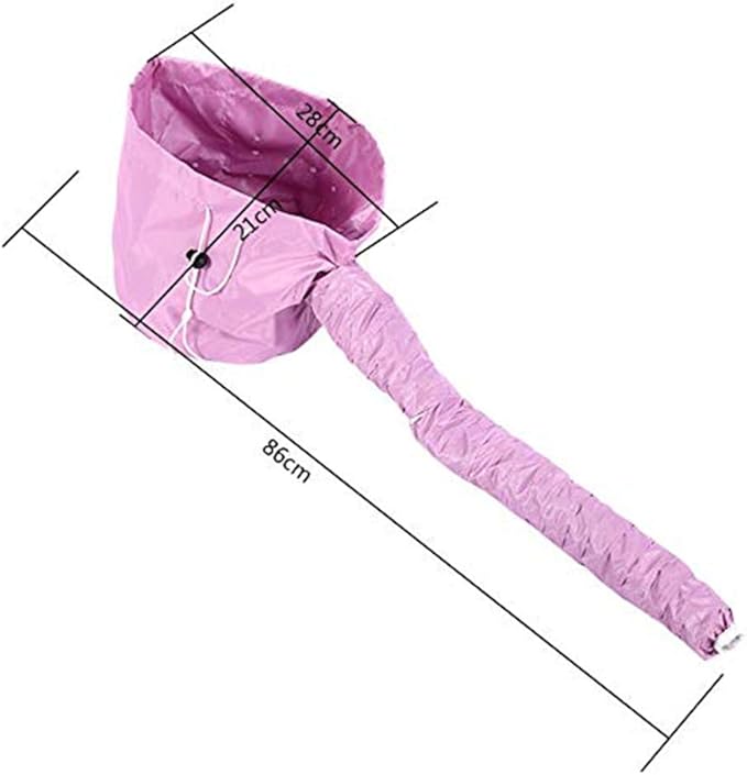 Bonnet Hair Dryer Attachment, Foldable Hair Dryer Cap, Portable Soft Hair Drying Salon Cap with Heat for Hair Treatment, Hair Care
