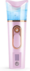 Nano Facial Mister with Skin Analyzer Moisture Tester, FANTEXY Portable Mini Cool Face Mist Steamer with USB, Handy Facial Sprayer for Eyelash Extensions, Face Moisturizing,Hydration Refreshing