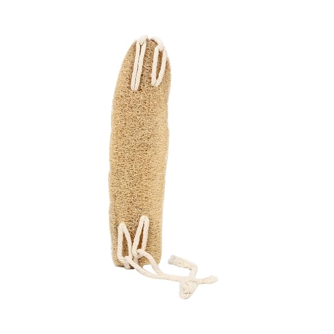 ERINGOGO Exfoliating Loofah Back Scrubber with Strap Natural Shower Scrubber for Deep Cleaning Pores Soft Comfortable Material for Bathing for Body Care