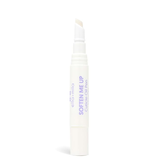 ella+mila Cuticle Oil Pen for Nails - Vitamin E Enriched Nail Oil Pen for Growth and Strength - Natural Moisturizer for Dry Cuticles - Vegan Hangnail Treatment - Travel Size (0.14 fl oz)