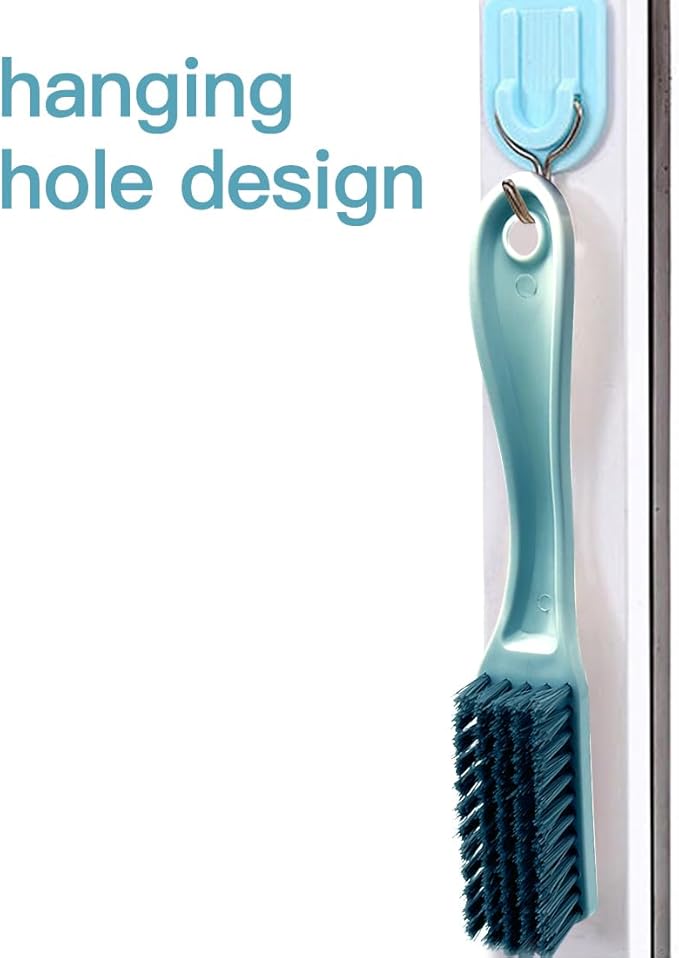 Nail Brush Foot Brush Curved Handle Grip Hand Fingernail Scrub Brush Home Laundry Cleaning Shoes Clothes Toes Nails Feet Scrubber,4 PCS