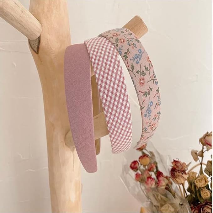 Fashion Headbands Set - Girls & Women Pearl Hairbands, Non-slip, Different Patterns