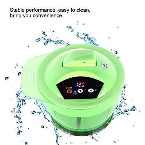 ZJchao Hair Color Mixing Bowl Automatic Electric Hair Dye Mixer Professional Coloring Tool for Salon Use Green Blender for Cream Dye Application