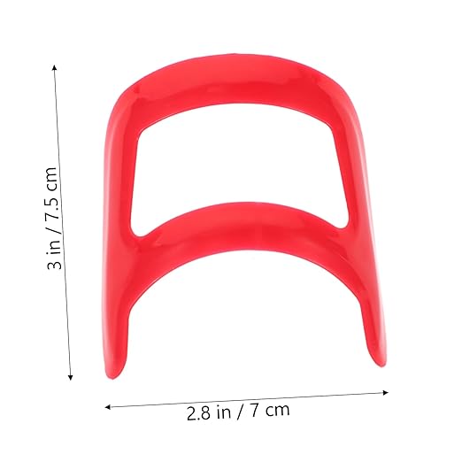 2Pcs Beard Styling Ruler Compact Goatee Outline Tool for Precision Shaping Durable Plastic Beard Template for Travel and Grooming