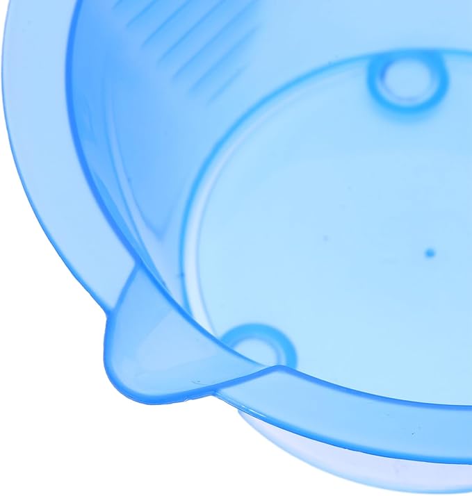 Hair Dye Bowl Transparent 2.6 Inch Salon Hair Color Mixing Bowl with Measurement Scales for Precise Dye Mixing and Highlighting