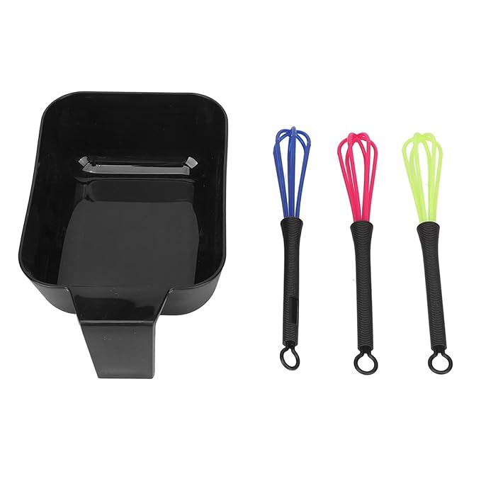 Hair Tinting Bowl Color Mixing Kit Include 1 X Hair Tinting Bowl and 3 X Mixer Hair Tinting Whisk