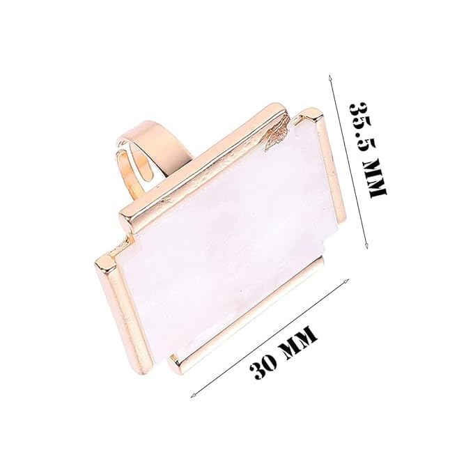 AKOAK Adjustable Mini Nail Ring Tray, Resin Nail Art Gel Makeup Plate Palette, Ring Gel Polishing Mixing Tray DIY Color Plate Nail Art Polishing Paint Plate (Rectangle, 2Pcs)