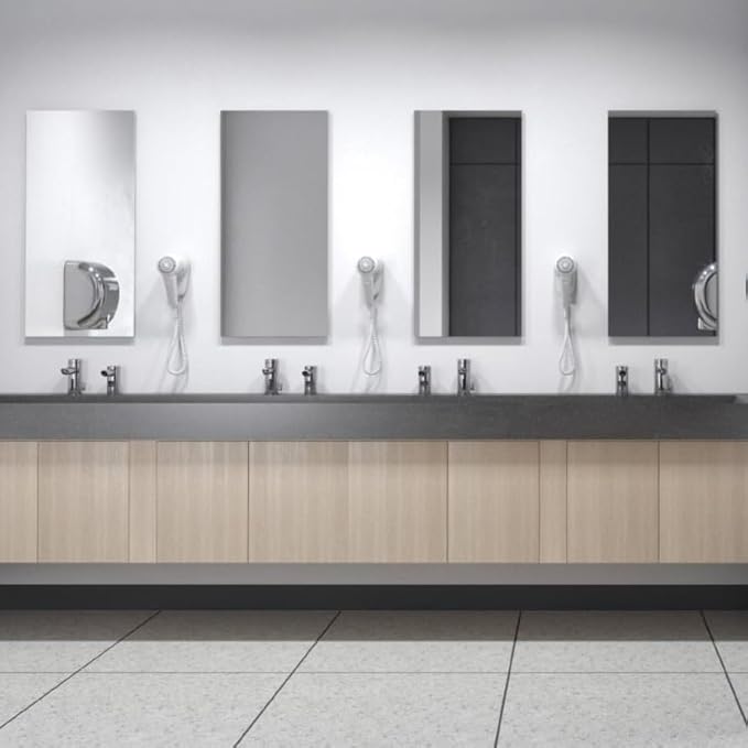 Sloan Optima EAF-200 Sensor Activated Touch-Free Faucet, Commercial Grade w/Mounting Hardware - 0.5 GPM Bluetooth, Hardwired Deck-Mounted Mid Body, Polished Chrome Finish, 3335055
