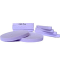 Facial Sponge Compressed,240 Count PVA Professional Makeup Removal Wash Round Face Sponge Pads Exfoliating Cleansing for Women,Purple