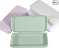 4 Pieces Plastic Storage Personal Box for Nail, Nail Implement Storage Box Organizer Case Manicure Tool Box for Nail Pedicure Supply Tools (B-multicolor)