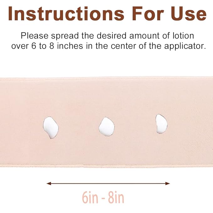 Lotion Applicator for Back, Self Back Tanning Applicator Back Lotion Applicators Tanning Back Applicator Double Side Used Soft Smooth Even for Lotions Mousses Creams