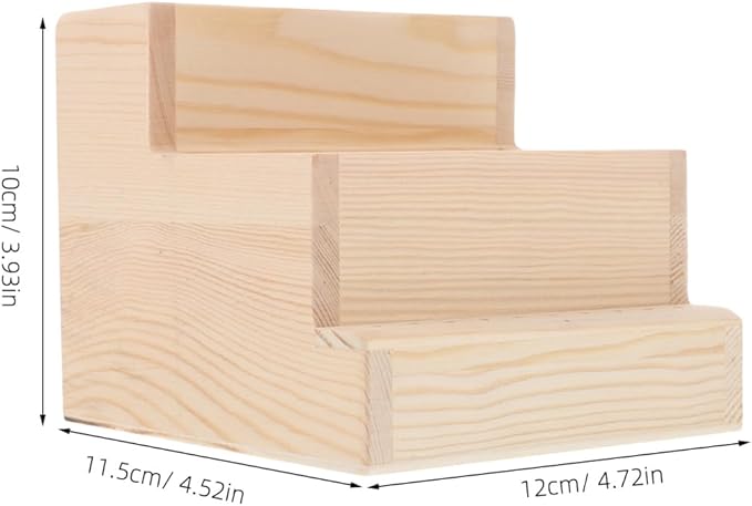 Nail Polish Storage Organizer Box - Large Wooden Beauty Tool Storage Box with Compartments for Manicure Drill Bits and Accessories - Compact 4.53X4.72X3.94 Inch Case for Home and Salon