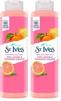 St. Ives Body Wash Pink Lemon and Mandarin Orange 22 Ounce (Pack of 2)
