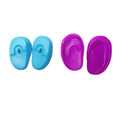 3 Pairs Waterproof Silicone Ear Covers Hairdressing Dye Coloring Ear Cover Earmuff Protectors Ear Cap Salon Hair Styling Tool for Hairdressing Shop and Home Personal Use (Random Color)