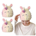 Animal Hair Drying Towel Cap for Kids, 2Pcs Cute Unicorn Microfiber Bath Dry Hair Wrap, Absorbent Quick Girls Boys Hair Drying Towel, Suck Water Hat Headscarf for Wet Hair
