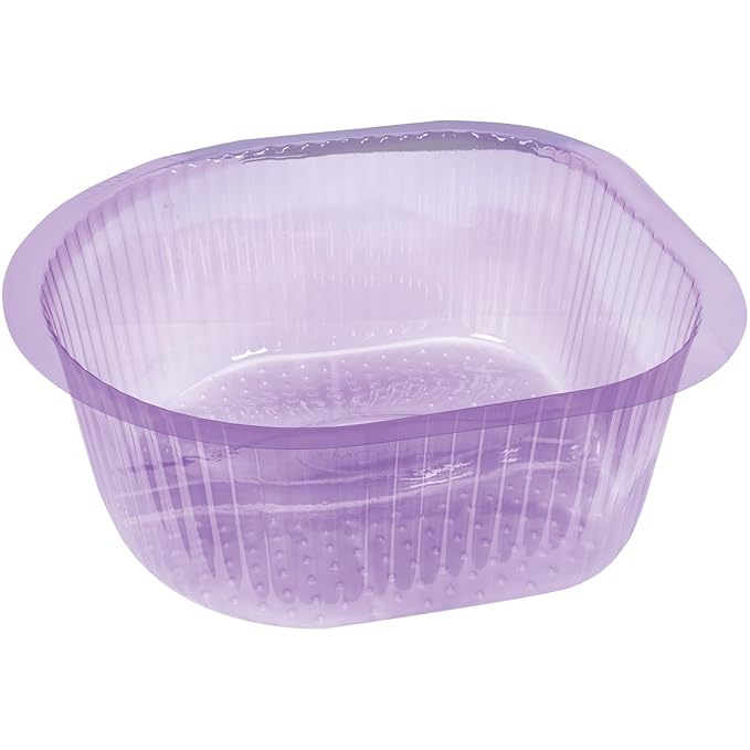 ForPro Universal Pedi Bath Liners - 50% THICKER - Fit Footsie Bath Plus Foot Bath, Disposable Pedicure Foot Tub Liners for Foot Spa Basins & Foot Bath Soaks, Purple, 100-Count