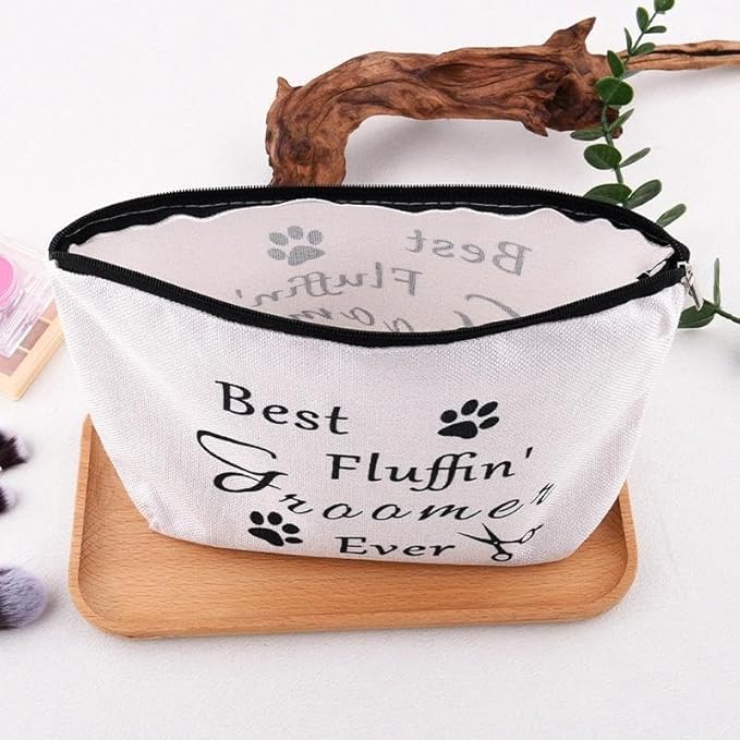 yaozeio Dog Pet Groomer Gift Bag for Women Pet Grooming Bag for Dogs Groomers Birthday Christmas Gifts for Daughter Son Pet Grooming Storage Pouch for Sister Cat Lover Dog Groomer Travel Case