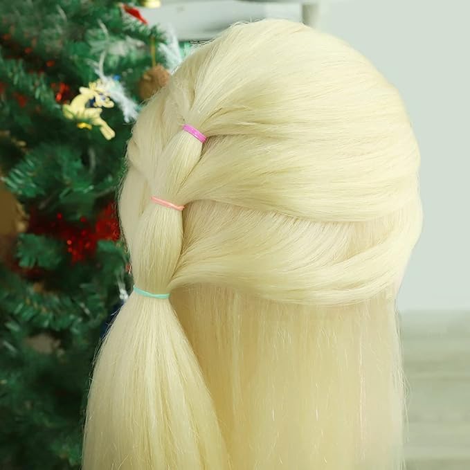 YGDZ 4000pcs Elastic Hair Bands, Clear Hair Elastics Small Mini Girls Rubber Bands Baby Kids Toddlers Hair Ties(2000pcs Clear + 2000pcs Colorful)